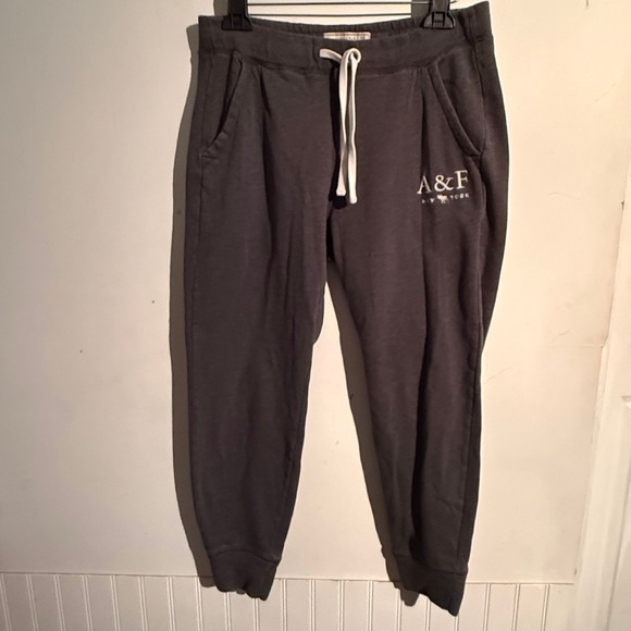 Abercrombie & Fitch Pants - Y2K Abercrombie & Fitch Womens Medium Jogger Sweatpants Gray